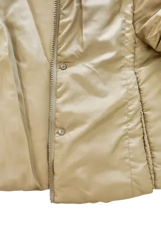 Piumino donna con cintura