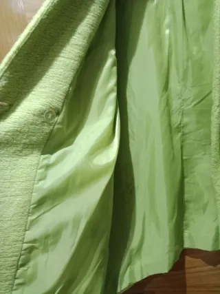 Abrigo verde talla L