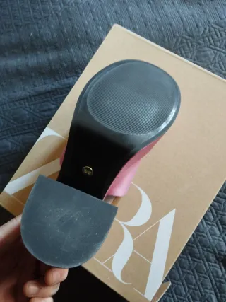 Zapatos Zara Barbie Rosa Plataforma Tacón