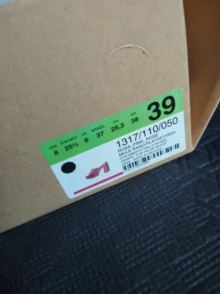 Zapatos Zara Barbie Rosa Plataforma Tacón