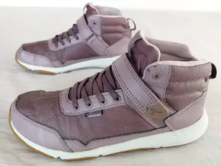 Zapatillas altas moradas impermeables T38