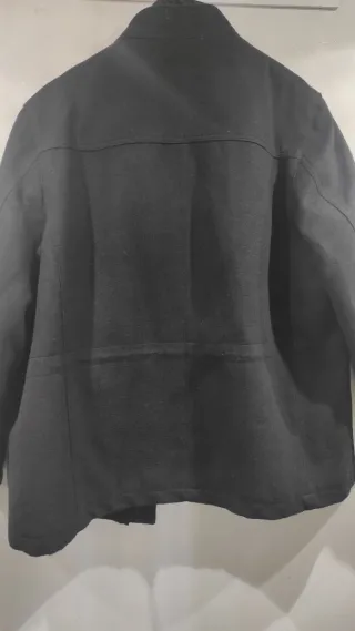 Abrigo de paño invierno gris