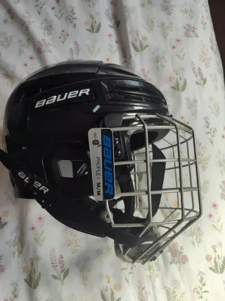 Casco Hockey Bauer Negro Talla M/M