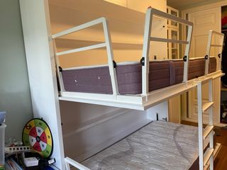 Litera abatible con cajones y 2 colchones Pikolin