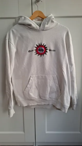 Sudadera Quiksilver con logo. Talla L niño. 11 año