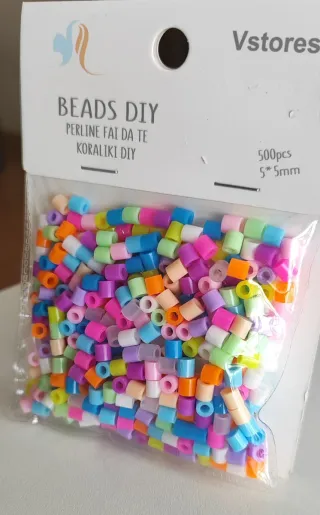 Abalorios Vstores DIY 500uds 5x5mm