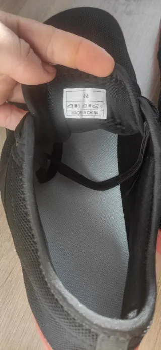 Zapatillas barefoot negras talla 44