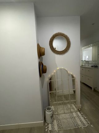 Espejo BOHO redondo con flecos y cuerda+REGALO