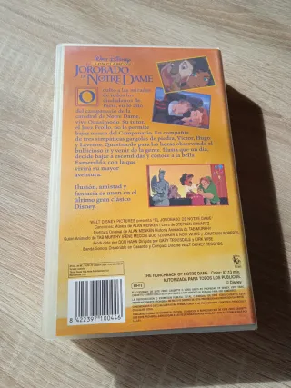 VHS El Jorobado de Notre Dame