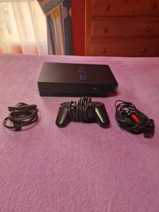 Consola PlayStation 2 Negra + Accesorios