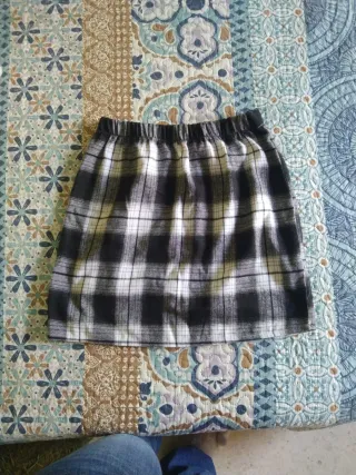 Falda a cuadros niña adolescente T.12-13