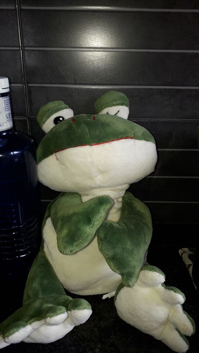 Peluche Rana Verde