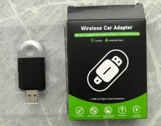Adaptador Inalámbrico Coche CarPlay Android Auto