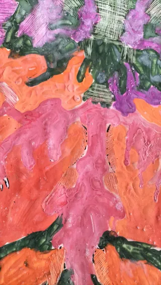 Acuarela antigua sobre papel