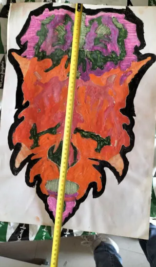 Acuarela antigua sobre papel