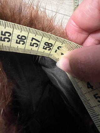 Gorro ruso piel marrón Y2K