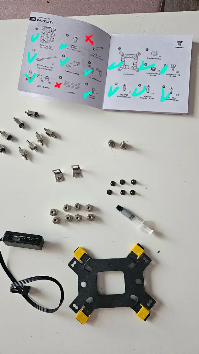 Kit Refrigeración Líquida Tempest 240 RGB