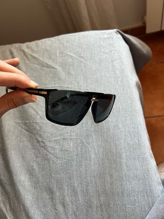 Occhiali Versace Neri e Dorati Originali