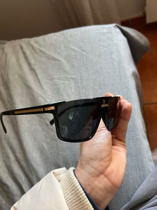 Occhiali Versace Neri e Dorati Originali