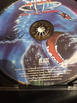 SABRE - On The Prowl CD Heavy Metal/Hard Rock