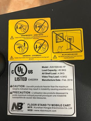 Soporte TV con ruedas