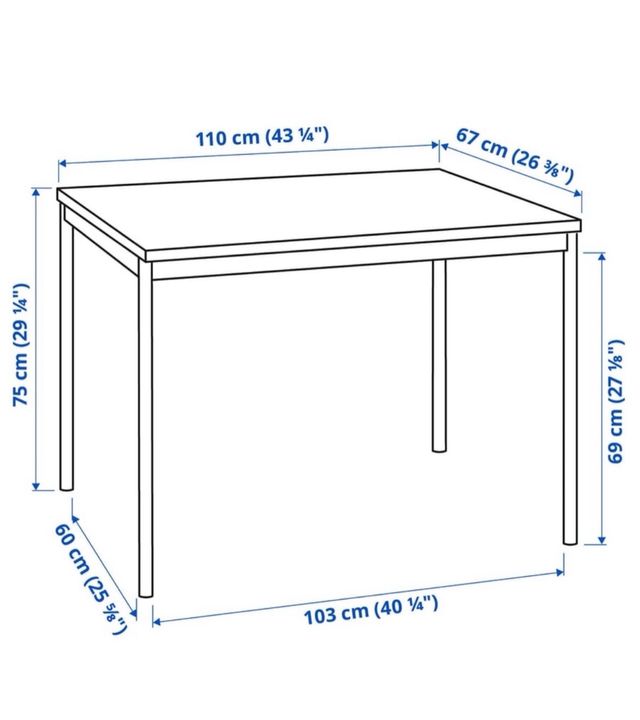 Mesa SANDSBERG y 4 sillas ÖSTANÖ