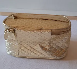 Pochette oro effetto trapuntato