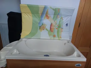 Mueble cambiador bañera bebé Cam