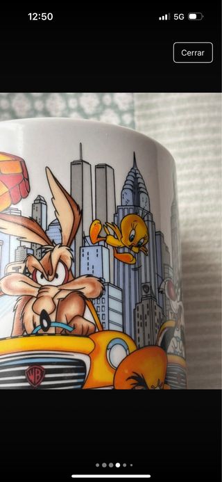 Taza Warner Bros. New York Vintage