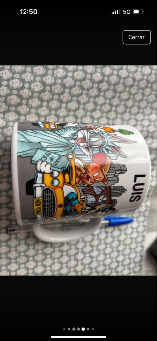 Taza Warner Bros. New York Vintage