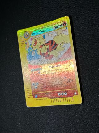Carta Pokémon rara Arcanine reverse