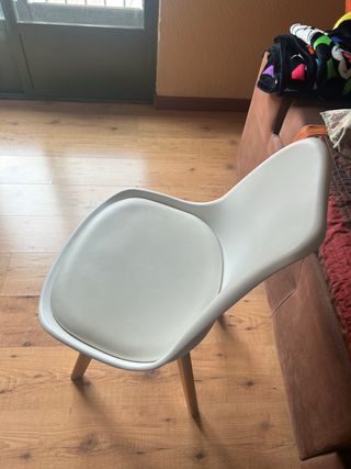 6 Sillas Grises Diseño Moderno