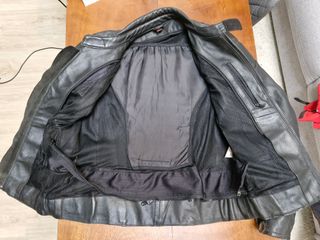 Chaqueta de cuero Miline para moto