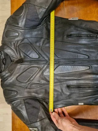 Chaqueta de cuero Miline para moto