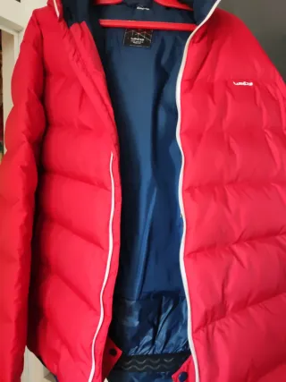 Chaquetón de plumas Wedze Rojo Talla XXL