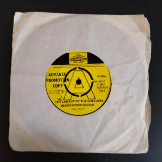 UK 1967 Don Fardon The Lament Of The Cherokee ROCK