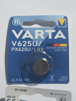 Pilas Varta V625U/PX625U/LR9 Alcalinas