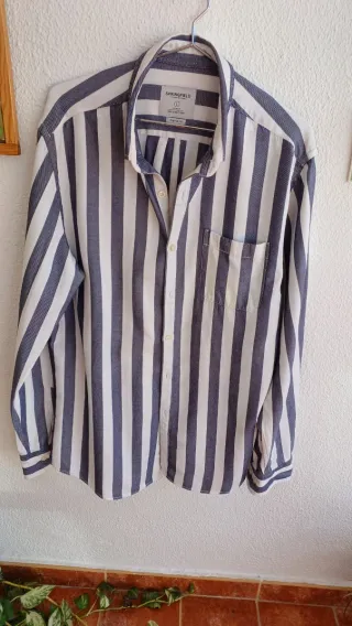 Camisa Springfield Rayas Azul Talla L