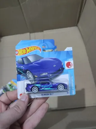 Hot Wheels Mazda RX-7 '95 azul oscuro