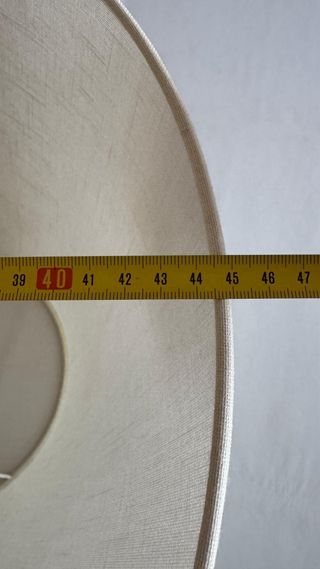 Pantalla lampara sobremesa beige