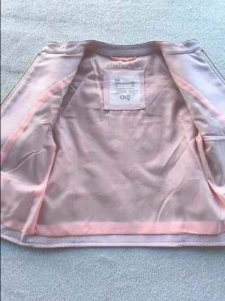 Chaqueta Biker Niña Rosa