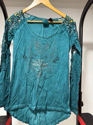 Camiseta Harley Davidson Mujer Blanca