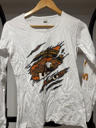 Camiseta Harley Davidson Mujer Blanca