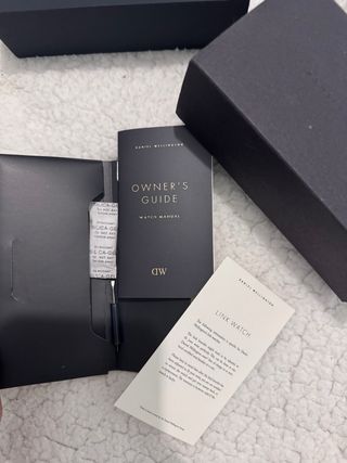 Orologio Donna Daniel Wellington Nero/Oro