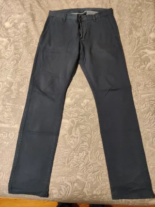 Pantalón chino Docker azul marino W31 L34