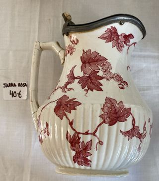 BAJADA DE PRECIO Jarra antigua con tapa metálica