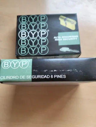 2 Bombines Seguridad BYP T80 Niquelados 30+50