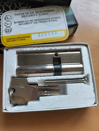 2 Bombines Seguridad BYP T80 Niquelados 30+50