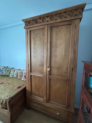 Dormitorio rústico colonial