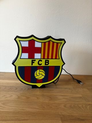 Lámpara Escudo FC Barcelona Impresión 3D